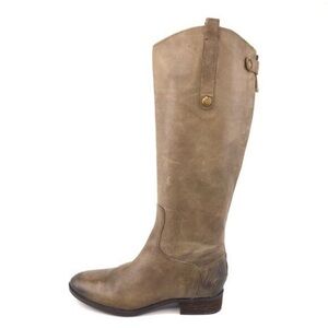 Sam Edelman leather Penny Knee High Tall Riding boot 6 equestrian brown Western